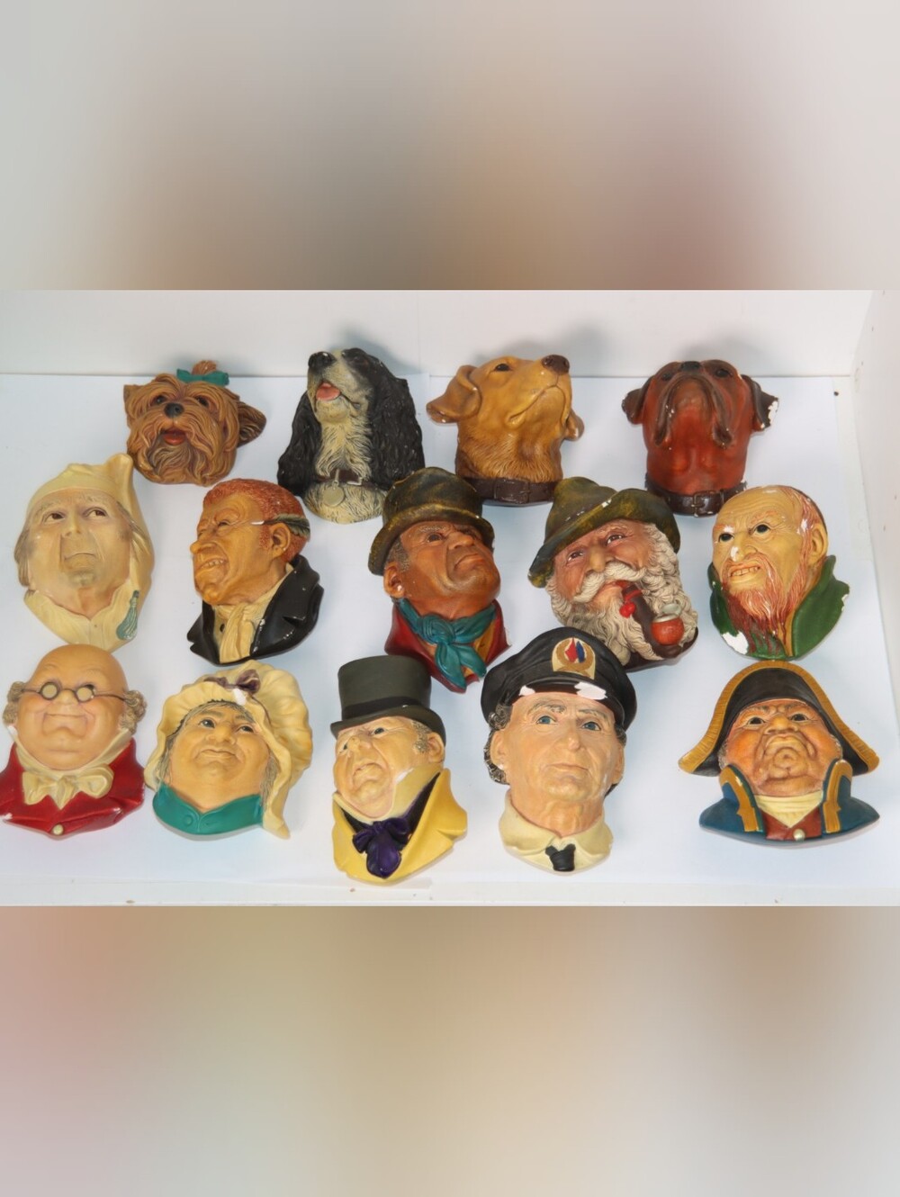 Bossons Congleton Chalkware England Head Collection